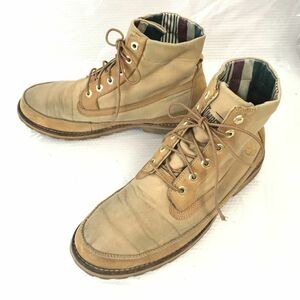 Timberland★本革/ショートブーツ【10W/28.0/beige/ベージュ】Shoes◆WB83-4