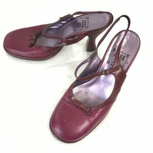 Made in Japan*Anna Sui* туфли-лодочки /pi-ru[23.0/ фиолетовый /purple] бизнес /dress shoes*Q-91