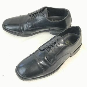 NUNN BUSH/ナンブッシュ★本革/ストレートチップ/グッドイヤー製法【8M/25.5-26.0/黒/BLACK】ビジネス/dress shoes◆D-83