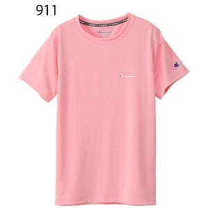 チャンピオン　半袖tシャツ　レディース　Mサイズ　スポーツウェア　デオドラント　UV Champion 　ライトピンク　CW-TS310