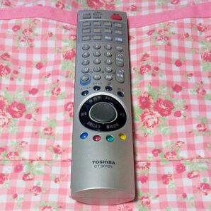 東芝 プラズマ&ブラウン管テレビ用リモコン　CT-90125　中古美品　管理番号:T020