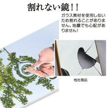 【新品即決】スタンドミラー 折り畳み 超軽量 割れない鏡 姿見鏡（幅120×高さ60cm）黒_画像2