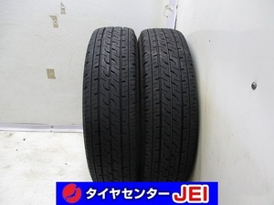 165-80R13 94/93N 9分山 ブリヂストン エコピアR710 2022年製 中古タイヤ【2本】送料無料(M13-3487）