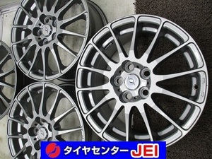 15インチ 社外 6J+45 100 プリウス/ウィッシュ 中古アルミホイール【4本セット】送料無料(A15-4283)