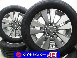 16インチ ホンダ純正 RKステップワゴン 215/60R16 6J+50 114.3 中古タイヤアルミホイール【4本セット】送料無料(MA16-3401）