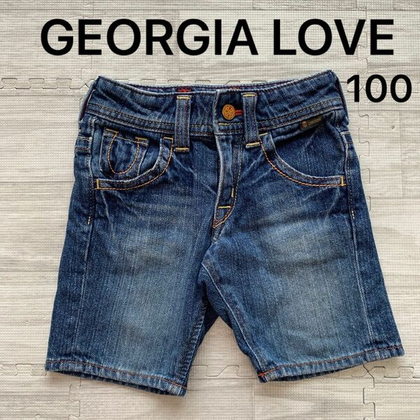 GEORGIA LOVE デニム ハーフパンツ 半ズボン パンツ デニムハーフパンツ エドウィン EDWIN 100