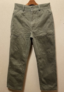 Пакет Scinch Back Ticca Baker Pants L2 HERRINGBONE HBT COTLOCK OD KHAKI 40S VINTAGE US.ARMY BAKER WW2 WAR MODEL (M-43M-51OG107