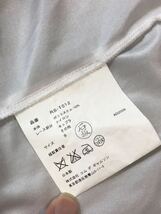 (D) COMME des GARCONS COMME des GARCONS コムデギャルソン コムコム レース装飾 ポリエステル 半袖 Tシャツ S ホワイト 送料250円_画像5