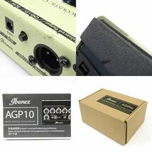 094s☆Ibanez アイバニーズ AGP10 ACOUSTIC GUITAR PREAMP アコギ用 アコースティックギター用 エフェクター プリアンプ ※中古_画像8