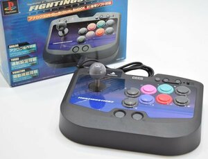 HORI ホリ FIGHTINGSTICK2 ファイティングスティック HP2-135 PS2 アナログ コントローラー 箱付 振動機能搭載 ゲーム Ke-25M