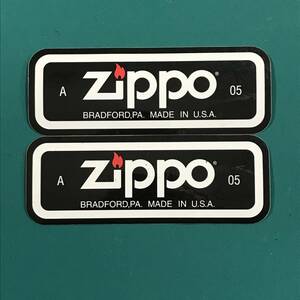 Zippo ステッカー 2個組 未使用品 R01170