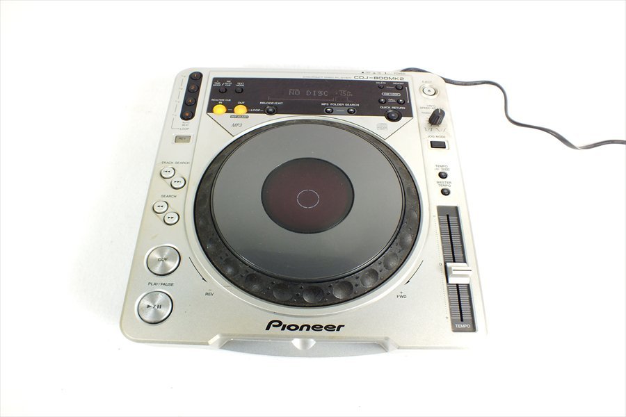 新品、本物、当店在庫だから安心】 - Pioneer CDJ-800mk2 動作確認済み