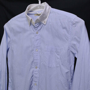  old clothes * Journal Standard long sleeve shirt light blue * white M right shoulder dirt xwp