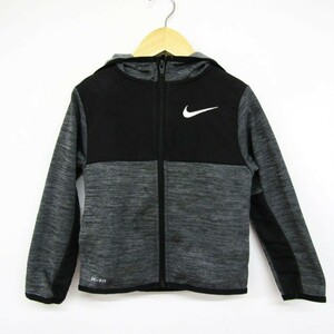  Nike reverse side nappy running Parker Zip jacket sportswear for boy 3T 92-98 size black gray baby child clothes NIKE