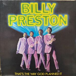 UK 1991年 APPLE SAPCOR 9 BONUS RECORD付 2枚組★BILLY PRESTON/ビリー・プレストン/THAT’S THE WAY GOD PLANNED IT ジョージ・ハリスン