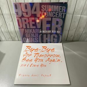 ●光GENJI パンフ 2冊 セット●1994 SUMMER FOREVER YOURS/Bye Bye for Tomorrow See you Again/コンサート/パンフレット/ツアー★A1922-8