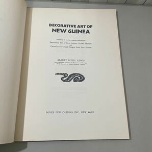 ●洋書●DECORATIVE ART OF NEW GUINEA Albert Buell Lewis/アルバート・ビューエル・ルイス/Dover Publications/図録/作品集/美術 ★3413の画像6