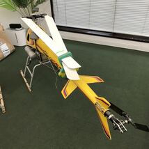 Cヨシザ3 ①JR PROPO Voyager HATORI ヘリコプター ラジコン　エンジン ラジコンヘリ 引取限定　動作未確認_画像2