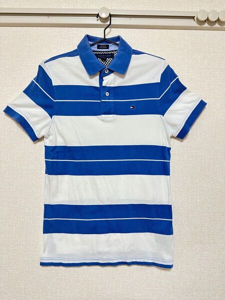 TOMMY HILFIGER ボーダーポロシャツ XS