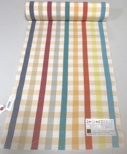  Ise city tree cotton pretty check cloth ... new goods that three [ flower ...]