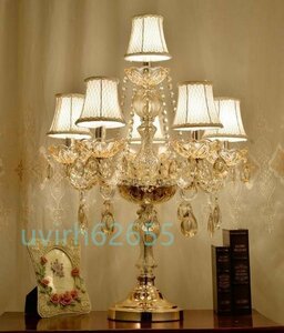 極美品◆ ヨーロピアンスタイルテーブルランプ、寝室ベッドサイドランプ、高級家具