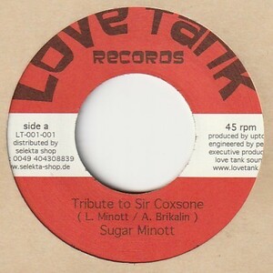 【REGGAE】Tribute To Sir Coxsone / Sugar Minott - Downbeat Special / Joseph Cotton & Sugar Minott [Love Tank (GE)] ya248