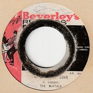 【REGGAE】Walk With Love / The Maytals - Version [Beverley's (JA)] ya268