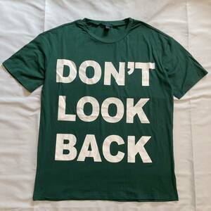 セール　新品 大きなロゴTシャツ 半袖オーバーサイズTee レディースSサイズ グリーン 送料無料