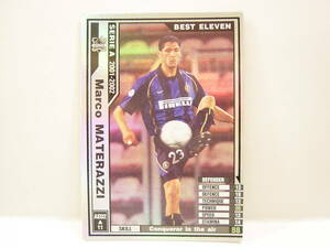 ■ WCCF 2001-2002 AE マルコ・マテラッツィ　Marco Materazzi 1973 Italy　FC Inter Milano 01-02 Serie A Best eleven