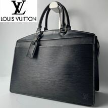 LOUIS VUITTON ルイヴィトン リヴィエラ エピ ノワール ハンドバッグ ビジネスバッグ モノグラム ブラック 黒_画像1