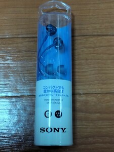 Y1200 : SONY イヤホン MDR-EX155　新品未使用　ブルー