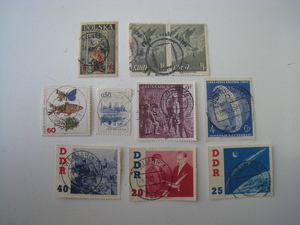 外国切手　9点　満月印
