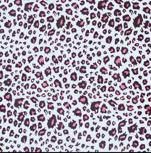  leopard print soft cloth white pink ( free shipping )