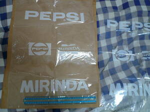  Pepsi-Cola mi Linda former times vinyl sack 2 pieces set that time thing rare amateur long-term keeping goods 