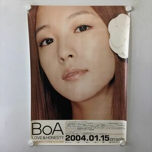 A62382 ◆BoA LOVE&HONESTY　販促 B2サイズ ポスター 送料350円 ★5点以上同梱で送料無料★