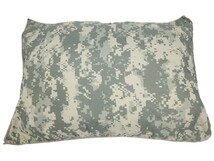 米軍放出品 陸軍 ACU 高反発ポリエステル枕 迷彩柄 寝具 寝袋 フィールドコット ピロー_画像1