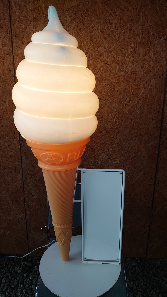 超人気高品質 全高97㎝◇ディスプレイ ソフトクリーム 電光看板 電飾
