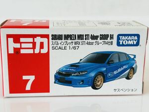 即決 トミカ スバル インプレッサ WRX STI 4door グループR4仕様