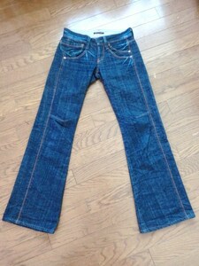  blue way jeans boots cut made in Japan ETBOITE evo watt size S