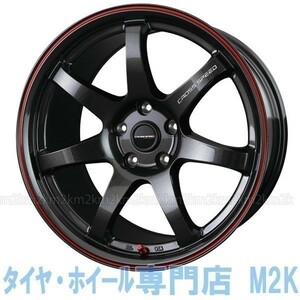 19インチ CR7 8.5J+45 5H-100 ガンメタ 軽量 ホイール 1本 jdm usdm