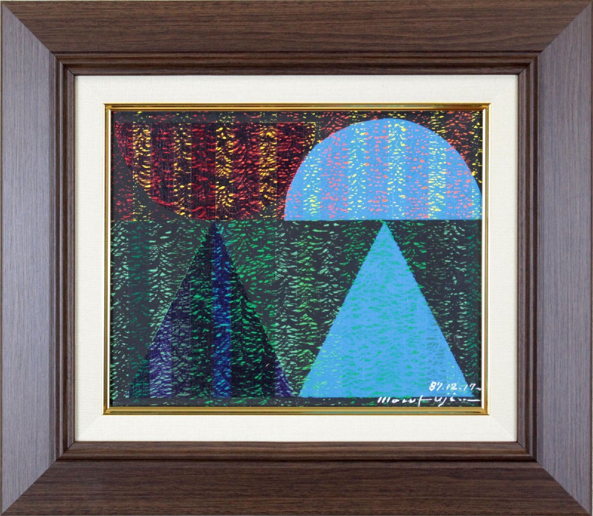 Pintura al óleo sin título de Shinya Marufuji [Auténtica garantizada] Pintura - Galería Hokkaido, Cuadro, Pintura al óleo, Pintura abstracta