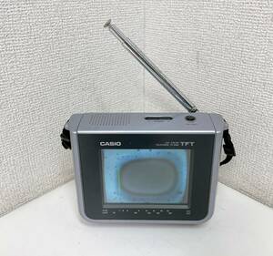 【CASIO(カシオ) TFT　TV-9150小型テレビ】 レトロ/ハンディータイプ/現状品/A54-336