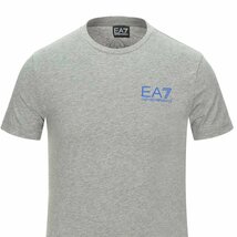 新品正規60％OFF EA7 EMPORIO ARMANI エンポリオ アルマーニ Tシャツ XSサイズ グレー 春夏 SAFARI絶賛 0b-039-c_画像5