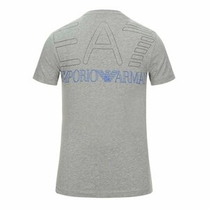 新品正規60％OFF EA7 EMPORIO ARMANI エンポリオ アルマーニ Tシャツ XSサイズ グレー 春夏 SAFARI絶賛 0b-039-a