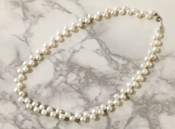 美品 淡水パールネックレス