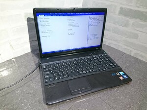 [ текущее состояние товар ] труба O46 SONY VAIO PCG-71211N VPCEB3AGJA CPU core i7-640M? Bios пуск OK HDD нет,HDD крепление есть, память 2GB, аккумулятор есть 