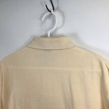 90s USA製 ラルフローレン Ralph Lauren ポロシャツ クリーム色 Mサイズ_画像5