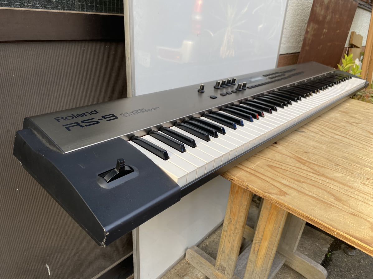 roland rs-9 64 voice synthesizer シンセサイザー アダプター 美品