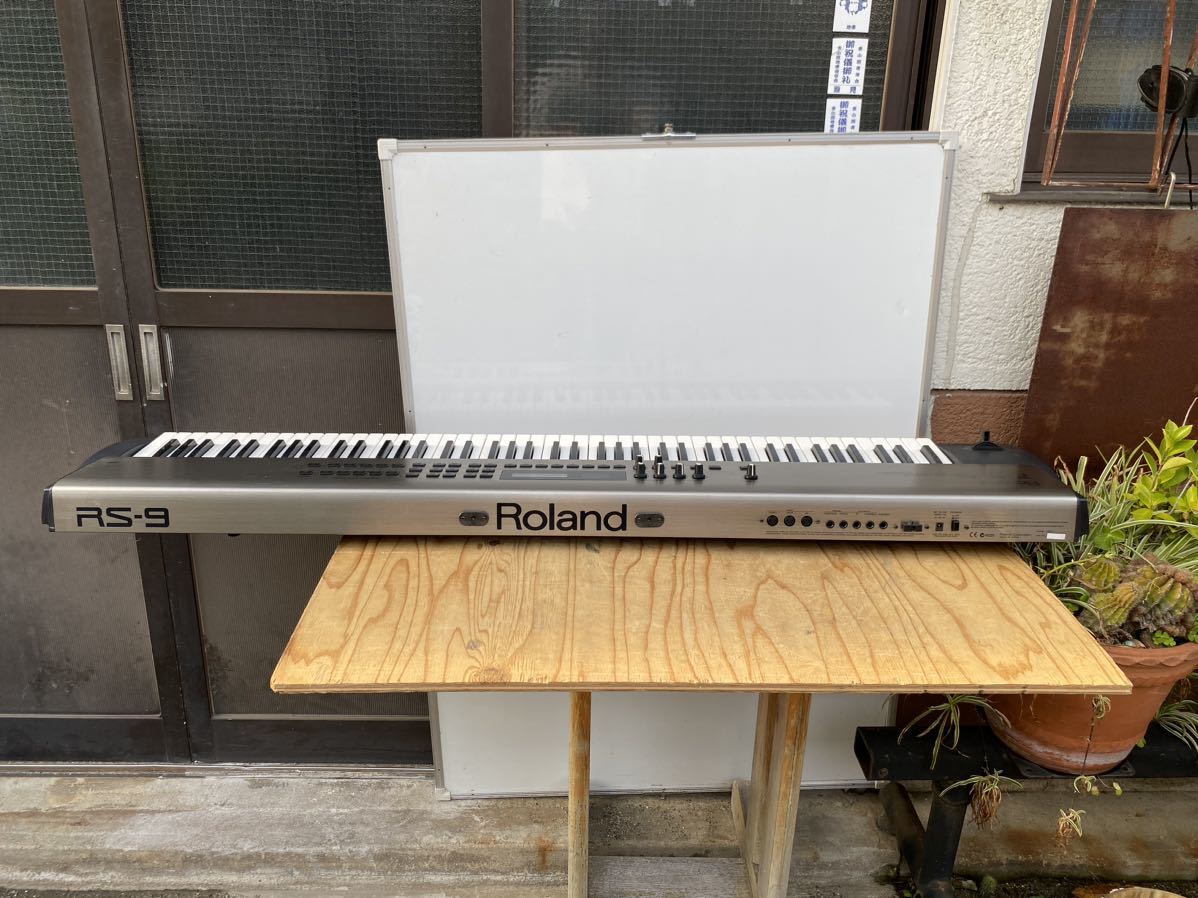roland rs-9 64 voice synthesizer シンセサイザー アダプター 美品