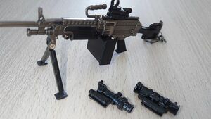 1/6スケール　ミニチュアライフル　M249 